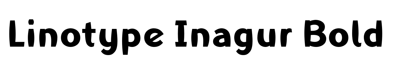 Linotype Inagur Bold